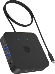 Σταθμός σύνδεσης (docking station) IB-DK4090-C 12v1 με USB-C, 3× HDMI και τροφοδοσία PD 100 W