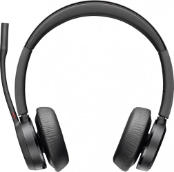 Poly Voyager 4320 με πιστοποίηση Microsoft Teams, βάση φόρτισης και προσαρμογέα USB