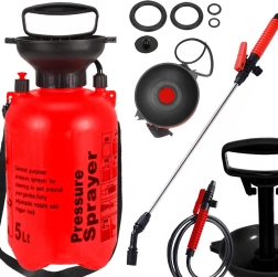 Πιεστικός κηπουρικός ψεκαστήρας 5 l με μακρύ λούρο και ιμάντα