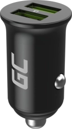 Φορτιστής αυτοκινήτου GREENCELL PowerRide Nano 36W, 2× USB-A, γρήγορη φόρτιση Ultra Charge