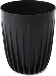 Γλάστρα Mira 14,5 cm eco recycled μαύρη