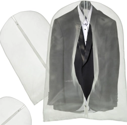 Προστατευτική θήκη για ρούχα 60 × 100 cm με φερμουάρ – Διάφανη 60×120