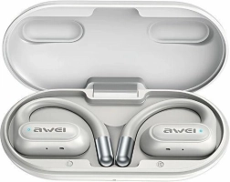 Ασύρματα ακουστικά Bluetooth 5.4 σε λευκό χρώμα