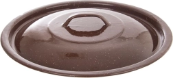 Εμαγιέ καπάκι για κουβά BROWN 30 cm
