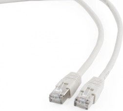 Θωρακισμένο patch cord FTP κατ.6 0,5 m γκρι