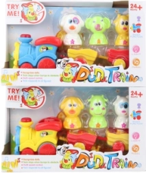 Διασκεδαστικό τρενάκι με ζωάκια με μπαταρίες