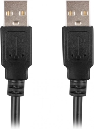 Καλώδιο USB-A αρσενικό/αρσενικό 2.0, 1,8 m, μαύρο
