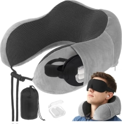 Ταξιδιωτικό 3D μαξιλάρι λαιμού XTROBB 4σε1