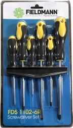 Σετ 6 κατσαβιδιών FIELDMANN FDS 1102-6R