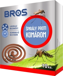 Bros σπιράλ κατά των κουνουπιών 10 τεμ.