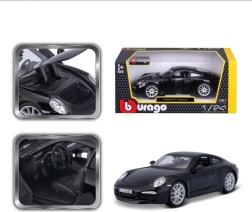 Μοντέλο αυτοκινήτου BBURAGO PORSCHE 911 Carrera S 1:24 μαύρο