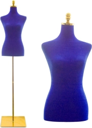 Γυναικείος ραπτικός μανεκέν BITUXX, βελούδινο σε γρανατένιο χρώμα, ύψος 170–185 cm