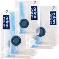 Σακούλες κενού για ρούχα και κλινοσκεπάσματα, 3 μεγέθη, 5 τεμ.