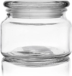 Γυάλινο δοχείο τροφίμων 380 ml με καπάκι