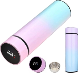 Έξυπνο θερμικό ποτήρι 500 ml rainbow με οθόνη LCD