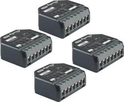 Σετ 4 ελεγκτών Shelly 2PM Gen4 Pro για ρολά και συσκευές Zigbee/Matter