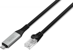 Προσαρμογέας USB‑C σε RJ45 Cat 6A S/FTP, 1 Gbit/s, USB 3.2 Gen 1, LSZH, 2 m