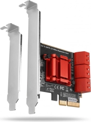 Ελεγκτής Axagon PCIe 6x εσωτερικές SATA 6G ASM1166 (SP και LP)