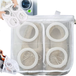 Δικτυωτή σακούλα πλυσίματος παιδικών παπουτσιών με φερμουάρ