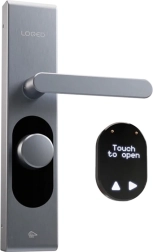 Έξυπνη κλειδαριά πόρτας Loqed Touch (ασημί) με Wi‑Fi και Bluetooth
