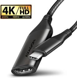 Προσαρμογέας USB-C σε HDMI 4K/60Hz αλουμινίου, καλώδιο 25 cm