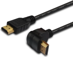 Savio γωνιακό καλώδιο HDMI v1.4 3D 4K 1,5 m χρυσό