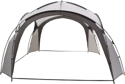 Κήπινο περίπτερο πάρτι με τσάντα μεταφοράς, γκρι, MULTIGARDEN