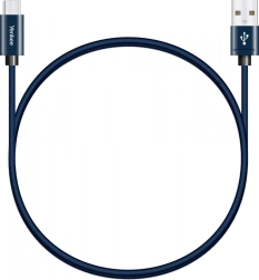 Υφασμάτινο καλώδιο USB-A 2.0 / USB-C 3 A, 480 Mb/s