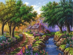 Ravensburger παζλ Καλύβα δίπλα στο ποτάμι 1500 κομμάτια