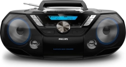 Φορητό ραδιόφωνο CD boombox PHILIPS με Bluetooth, USB, DAB+ και FM