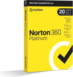 Norton 360 Platinum, 100 GB, 1 χρήστης, 20 συσκευές, 1 έτος