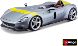 Ferrari Monza SP1 ασημί/μπλε μεταλλικό μοντέλο 1:24