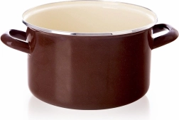 Εμαγιέ κατσαρόλα Brown 20 cm, 3 l