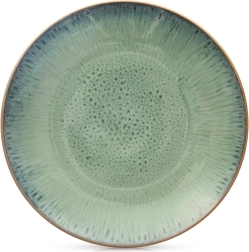 Κεραμικό ρηχό πιάτο Glaze 27 cm – πράσινο με αντιδραστικό υάλωμα