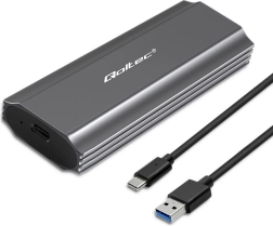 Θήκη δίσκου Qoltec για M.2 SSD SATA NVMe USB-C 2TB