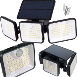 Ηλιακό εξωτερικό φωτιστικό 180 LED με PIR και αισθητήρα σούρουπου IZOXIS IP65