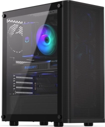 Κουτί υπολογιστή Endorfy Ventum 200 Air, μαύρο, σκληρυμένο γυαλί