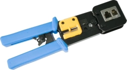 Πρέσα κρimpαρίσματος για βύσματα RJ45/RJ12/RJ11 (8P/6P/4P) για διαμπερείς συνδέσμους EZ