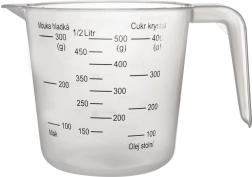 Κουζινικό δοσομετρικό δοχείο 500 ml με λαβή και ρύγχος