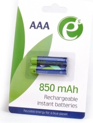 Επαναφορτιζόμενες μπαταρίες AAA 850 mAh, 2 τεμ. blister