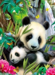 Παζλ Ravensburger Lovely Panda 300 κομμάτια