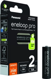Επαναφορτιζόμενη μπαταρία Eneloop Pro AA 2500 mAh 2 τεμάχια