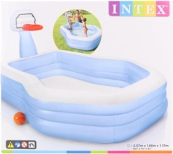 Φουσκωτό κέντρο παιχνιδιού με μπασκέτα