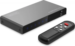 Διακόπτης 4K HDMI 3x1 με τηλεχειρισμό, 60 Hz, μαύρος