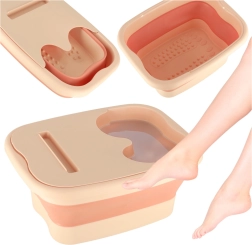 Πτυσσόμενη λεκάνη ποδόλουτρου με μασάζ