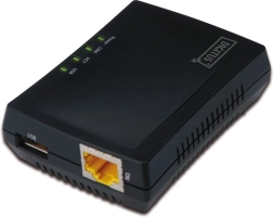Πολυλειτουργικός δικτυακός print server και USB hub με NAS, 1× USB 2.0, 1× RJ45, LAN 10/100 Mb/s