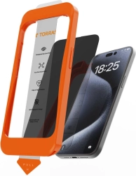 Σκληρυμένο γυαλί TORRAS Install Master για iPhone 16 Plus