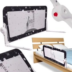 Μαύρο προστατευτικό κάγκελο κρεβατιού 120 εκ.