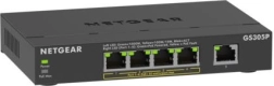 Netgear GS305P μη διαχειριζόμενο 5θυρο gigabit PoE+ switch (63 W) για SOHO
