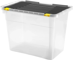Πλαστικό κουτί αποθήκευσης με καπάκι HEIDRUN One 100 l